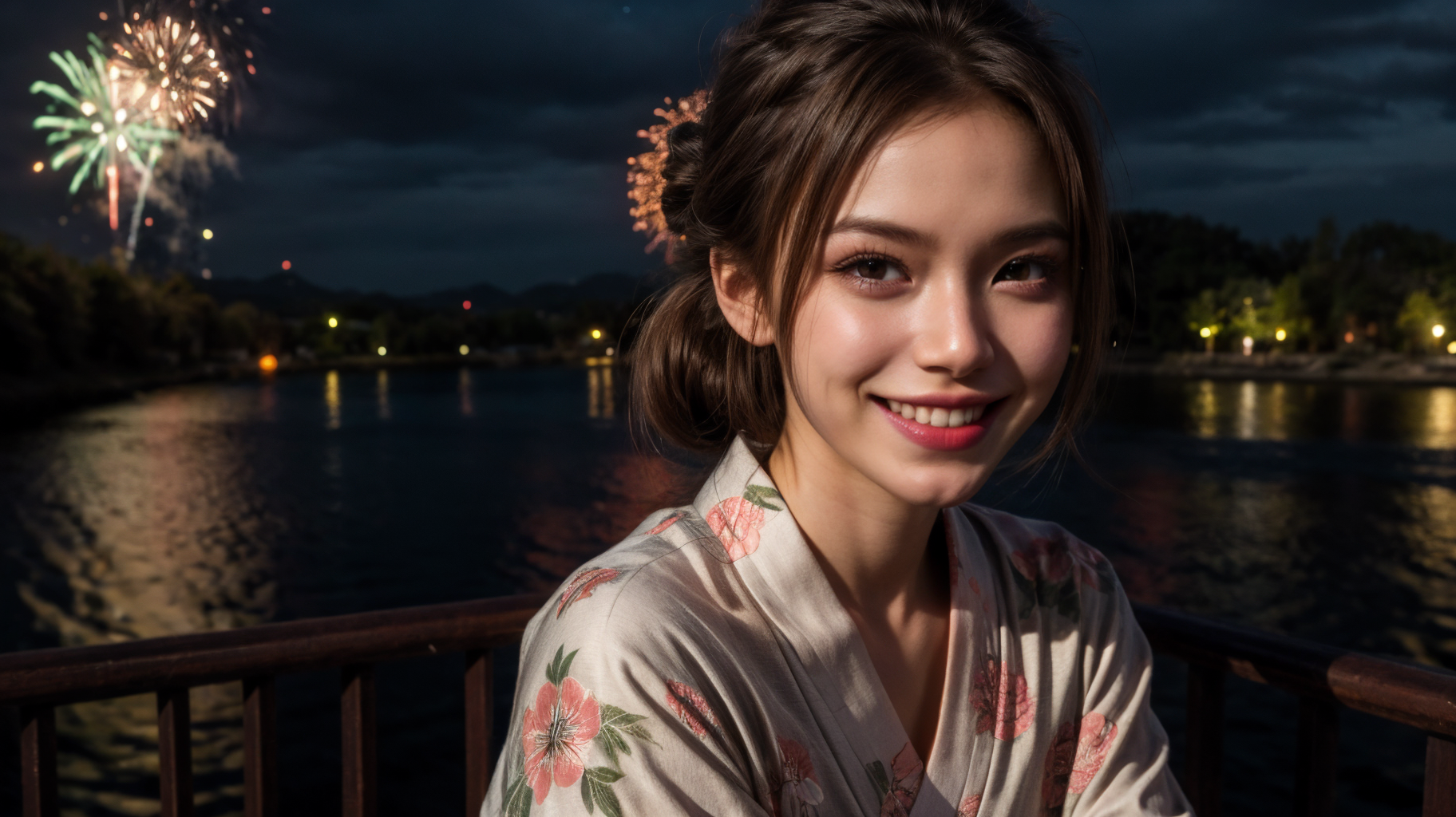 01547-2130540727-1girl, small breasts, yukata, updo, summer, downblouse, squatting, ((happy, smile, laughing, squinting)), looking at viewer, kan.png